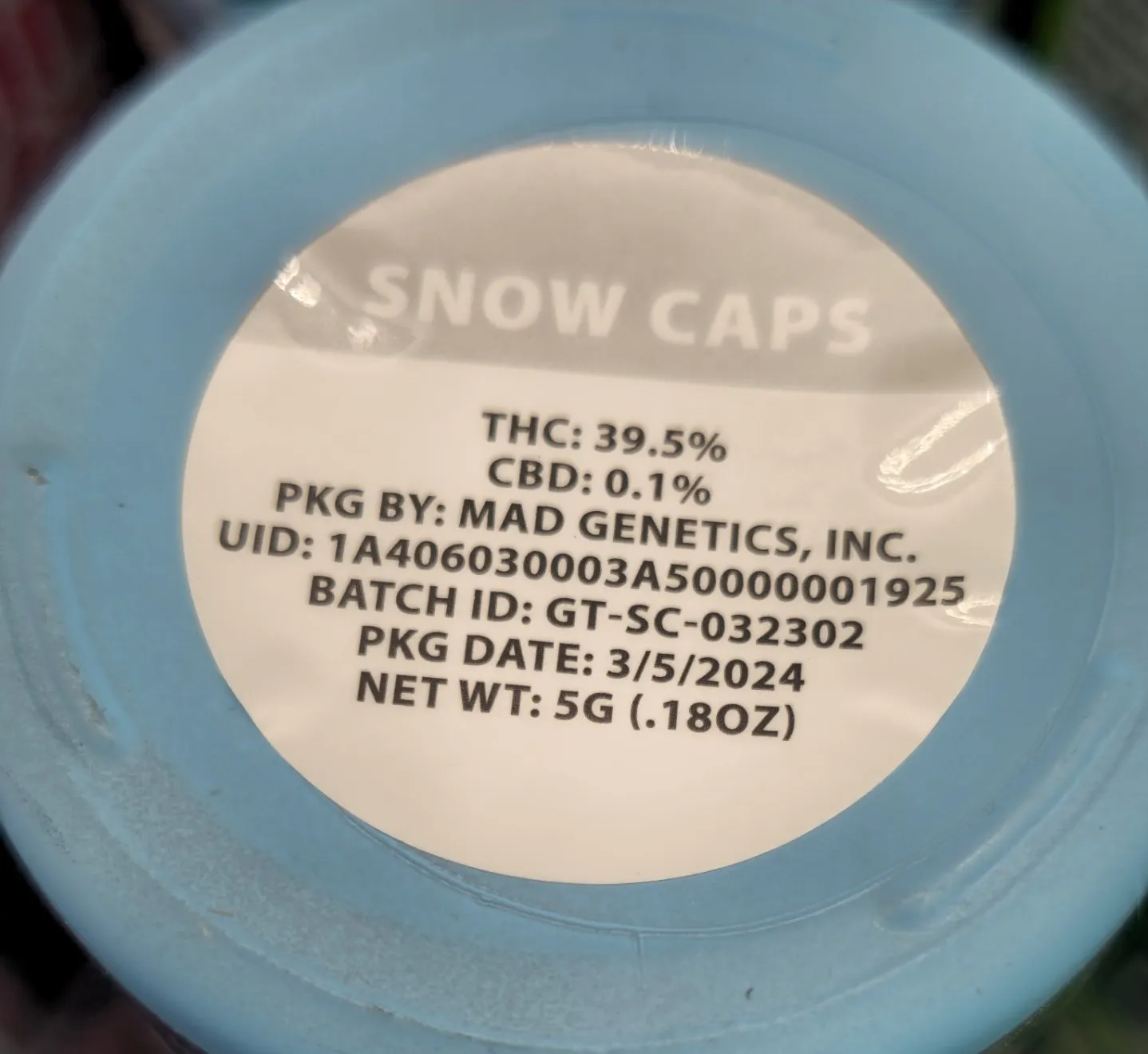 SNOW CAPS (HYBRID) | 5G FLOWER - Image 4