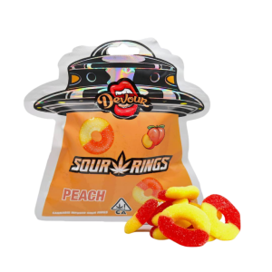 Devour Sour Rings Peach (1500mg THC)