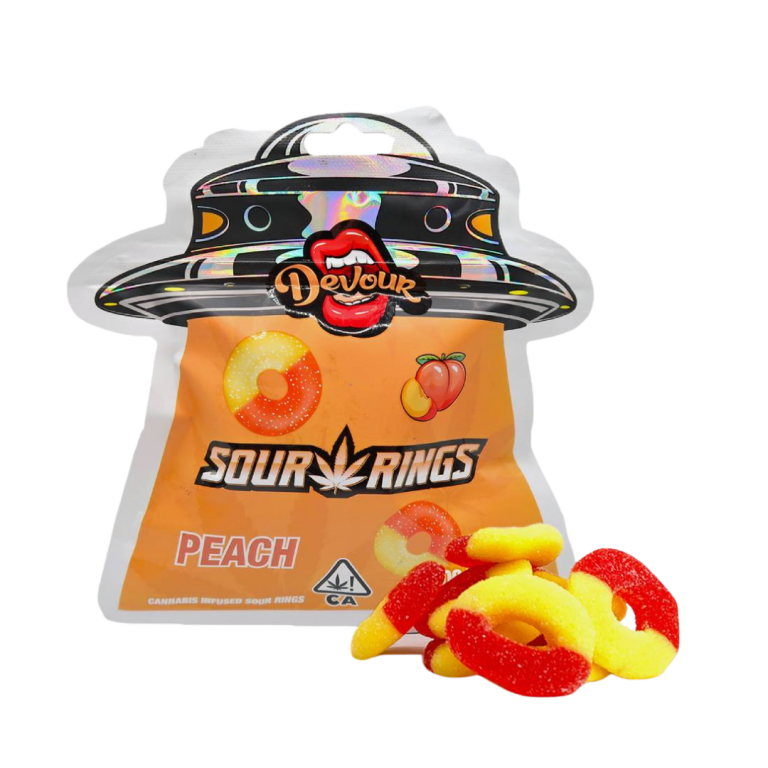 Devour Sour Rings Watermelon 1500mg THC Gummies - Image 10