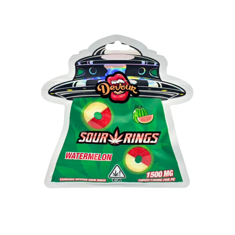 Devour Sour Rings Pink Lemonade (1500mg THC) - Image 5