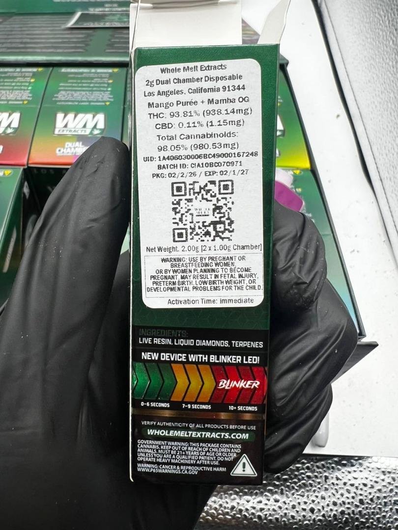 Whole Melt Extracts Phase Four 2G Disposable - Image 3