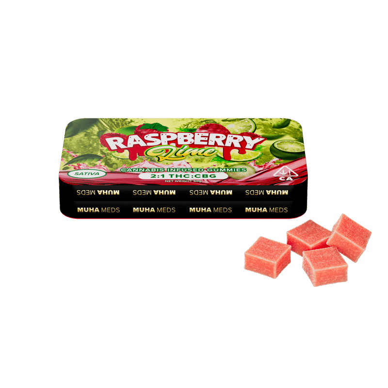 RASPBERRY LIME INFUSED GUMMIES