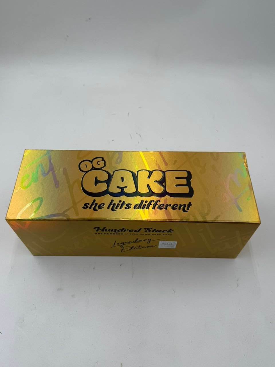 OG CAKE Legendary Gold Disposable 2G - Image 7