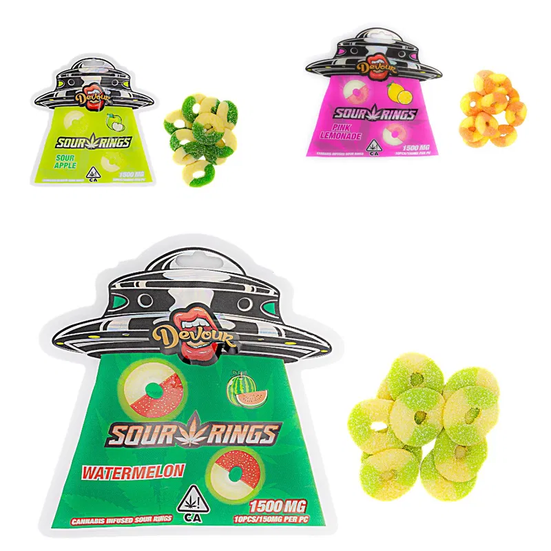 Devour Sour Rings Pink Lemonade (1500mg THC) - Image 6