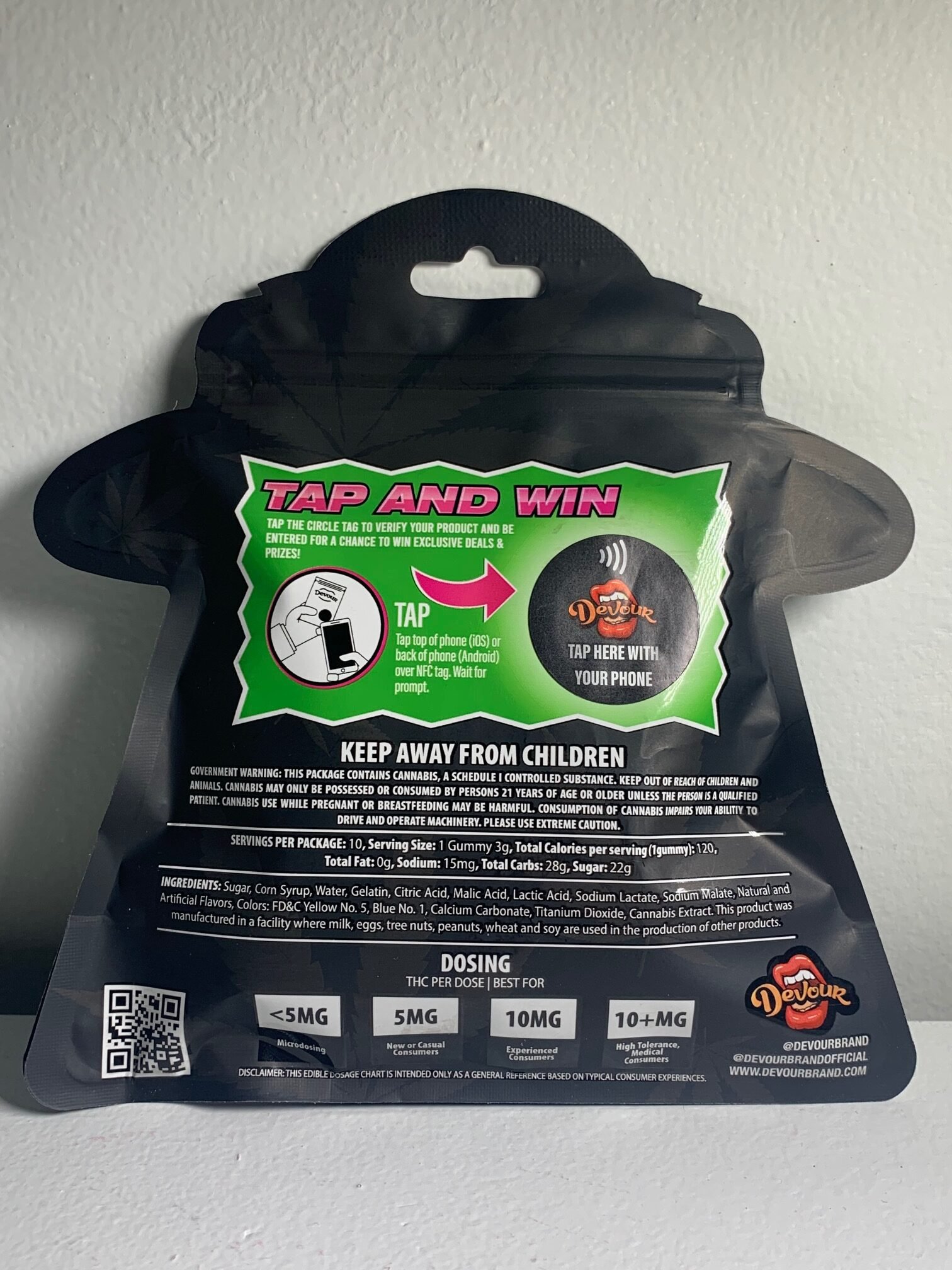 Devour Sour Rings 1500mg Edibles - Image 3