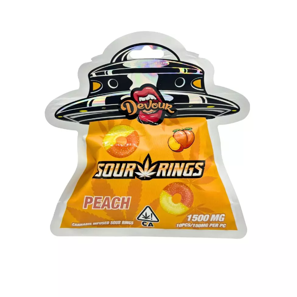 Devour Sour Rings Pink Lemonade (1500mg THC) - Image 11
