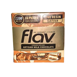 FLAV Crunch Chocolate Bar – Live Resin 1200mg