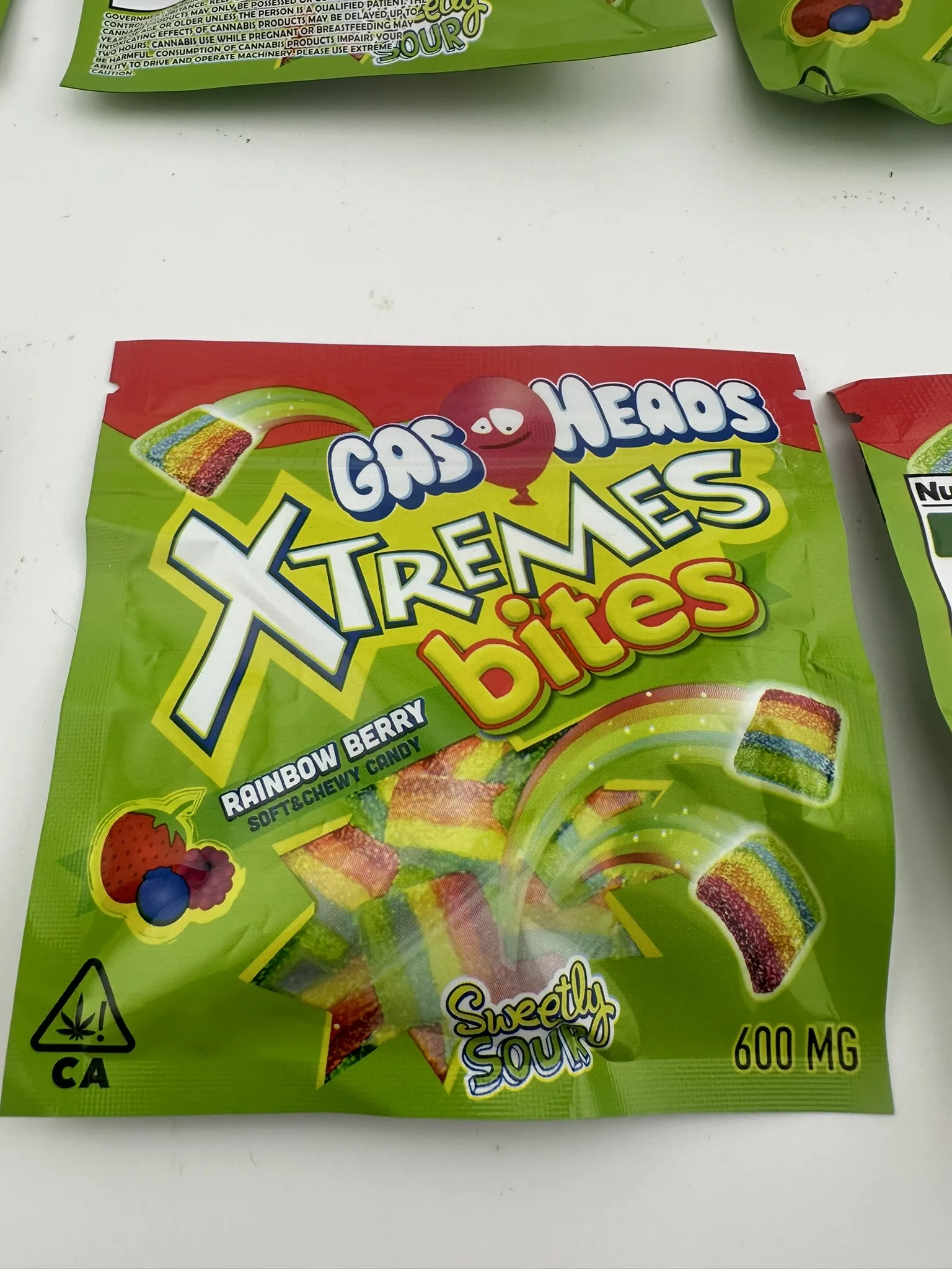 Gas Heads Xtreme Bites 600mg - Image 2