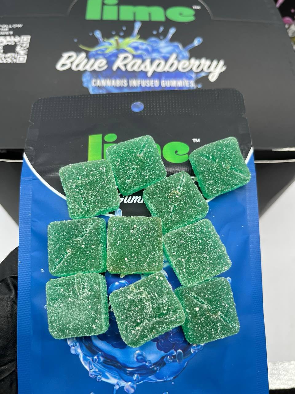 LIME LIVE RESIN GUMMIES – 100MG THC - Image 3