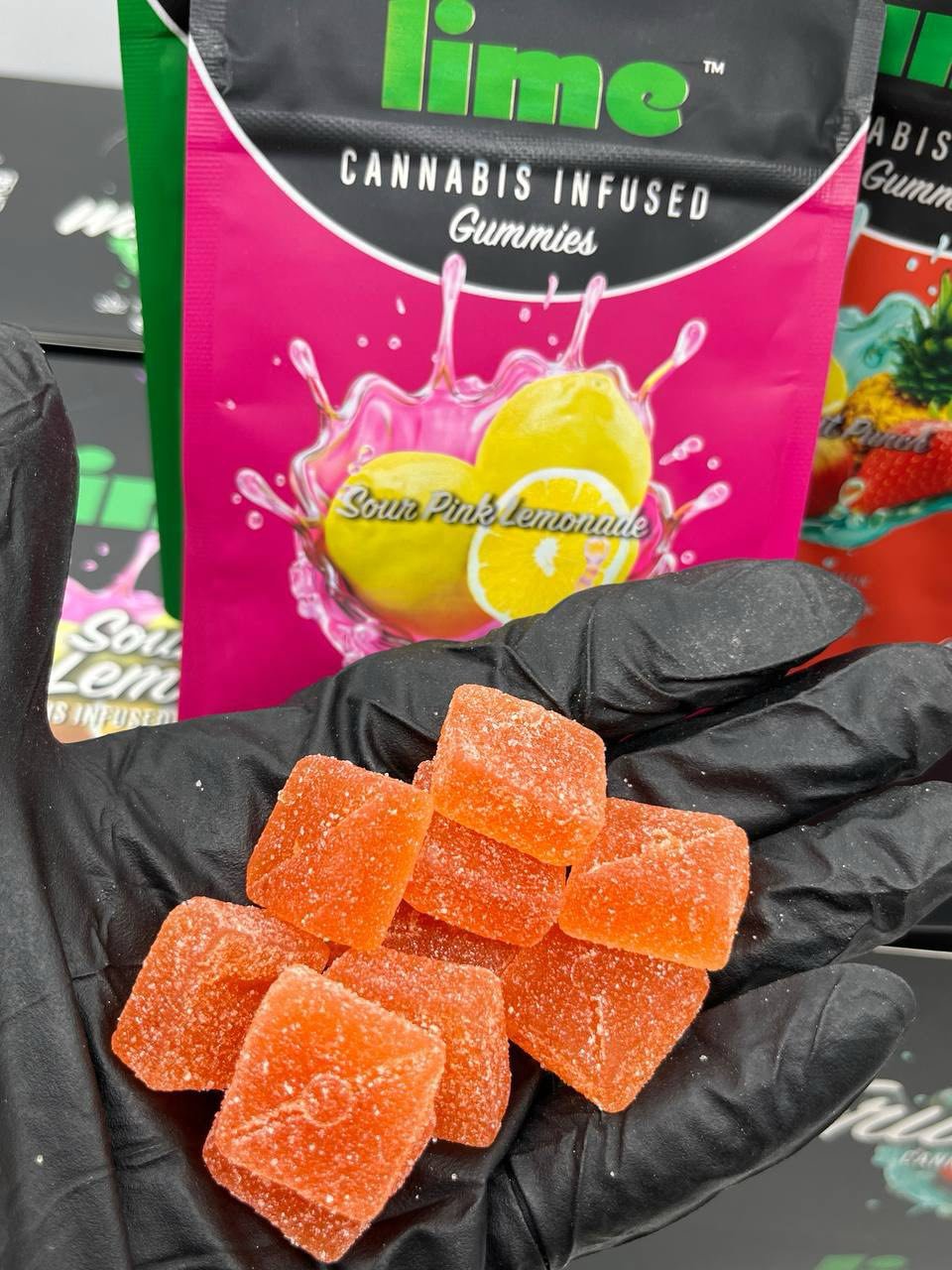 LIME LIVE RESIN GUMMIES – 100MG THC