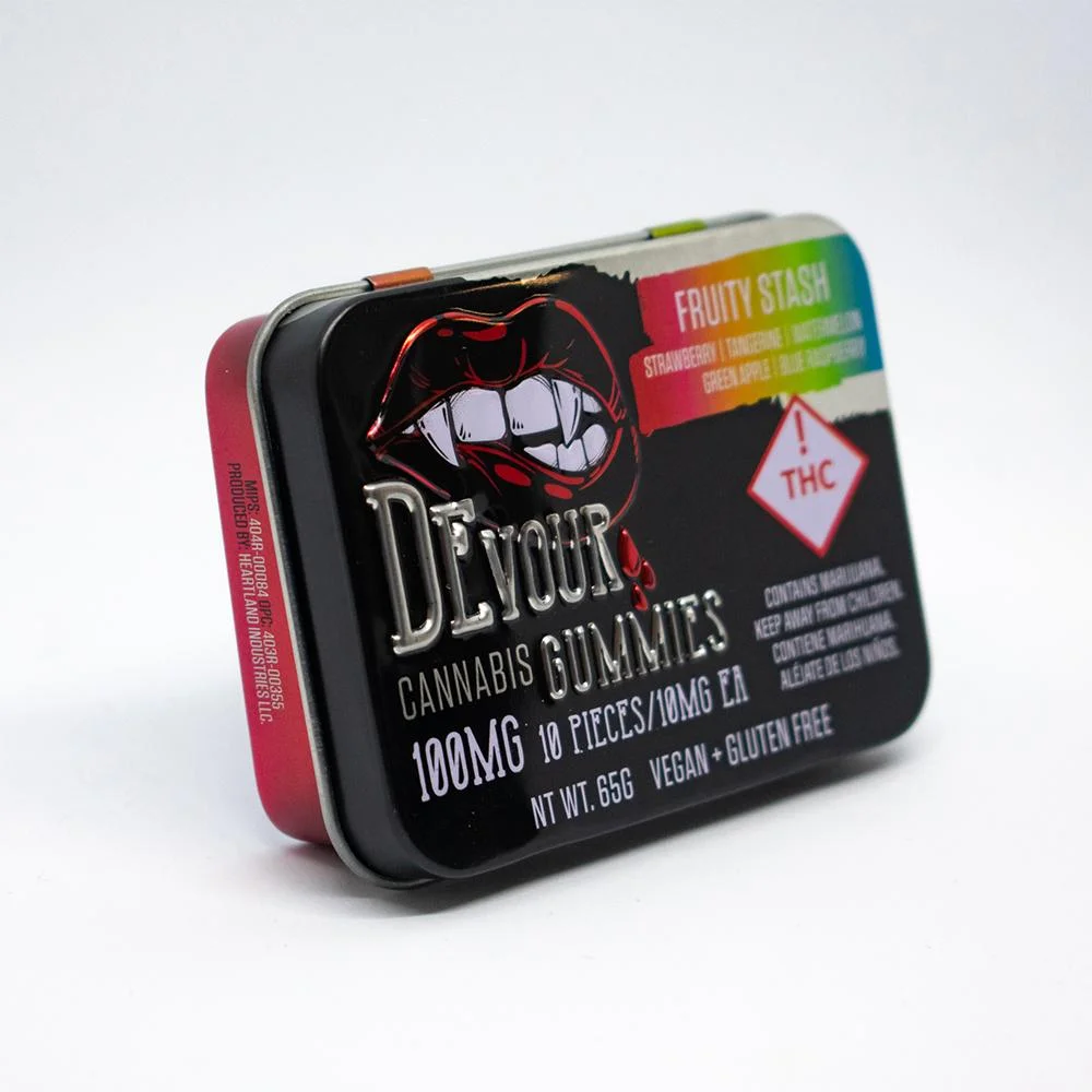 Devour Fruity Stash Gummies 100mg - Image 3