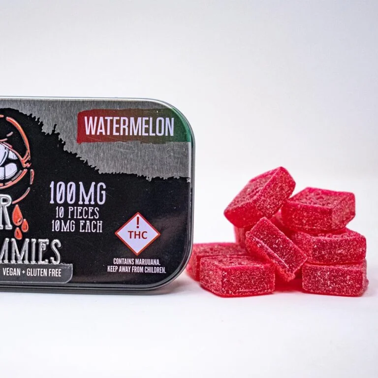 Devour Watermelon Gummies 100mg THC Per Package - Image 5