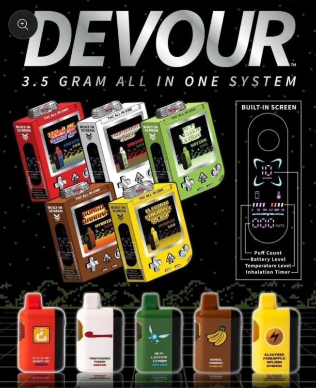Devour Electric Pineapple Splash 3.5G Vape - Image 2