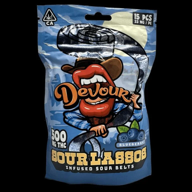 Devour Sour Lassos 500mg Infused Sour Belts - Image 3