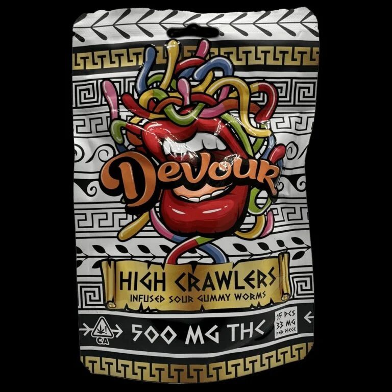 Devour High Crawlers 500mg Infused Sour Gummy Worms
