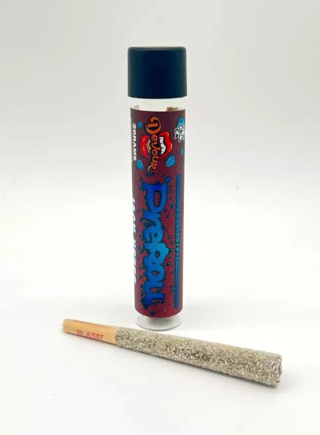 Devour Diamond Crusted Pre Roll 2g Exotic Flower + 0.5g Diamonds - Image 2