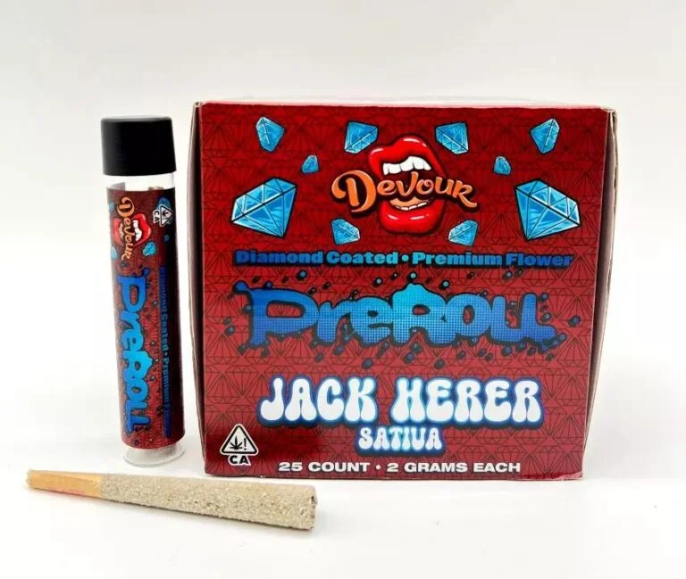 Devour Diamond Crusted Pre Roll 2g Exotic Flower + 0.5g Diamonds