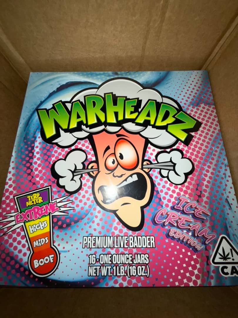Warheadz Premium Live Badder Ice Cream Edition