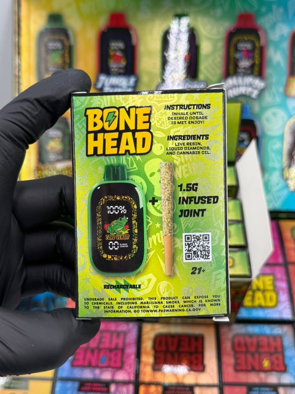 Bone Head Disposable 3G + 1.5g Pre roll - Image 4
