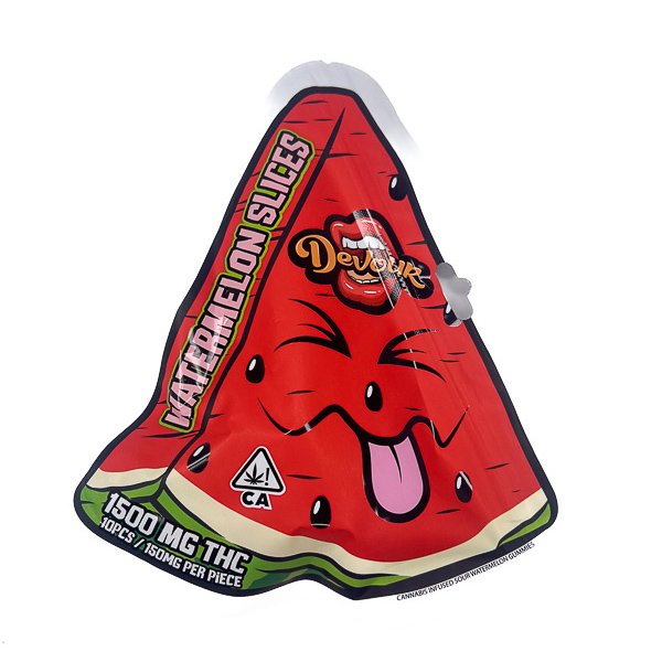 Devour Gummies Watermelon Slices 1500mg THC - Image 6