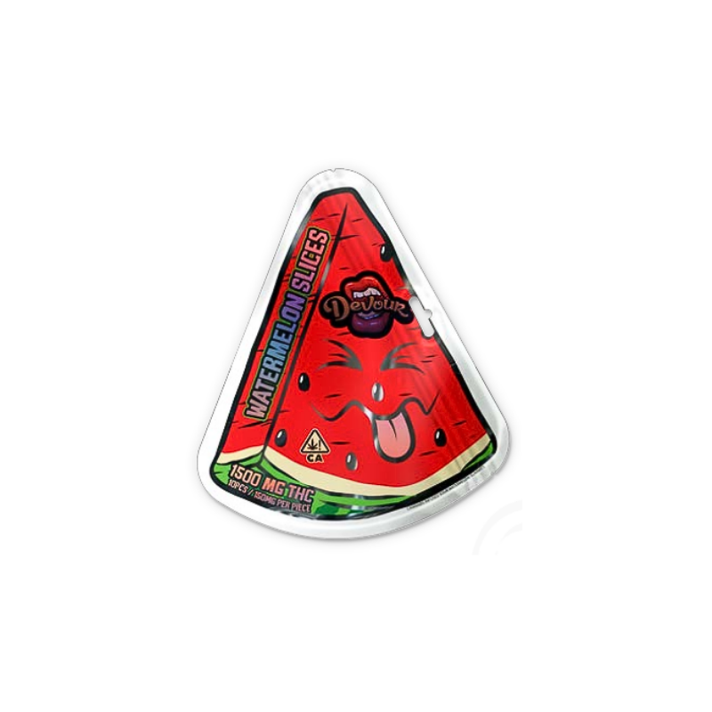 Devour Gummies Watermelon Slices 1500mg THC - Image 8