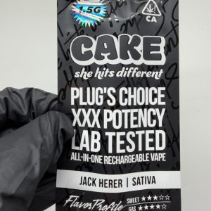 OG CAKE Disposable 1.5 – Plug choice XXX Potency Lab Tested