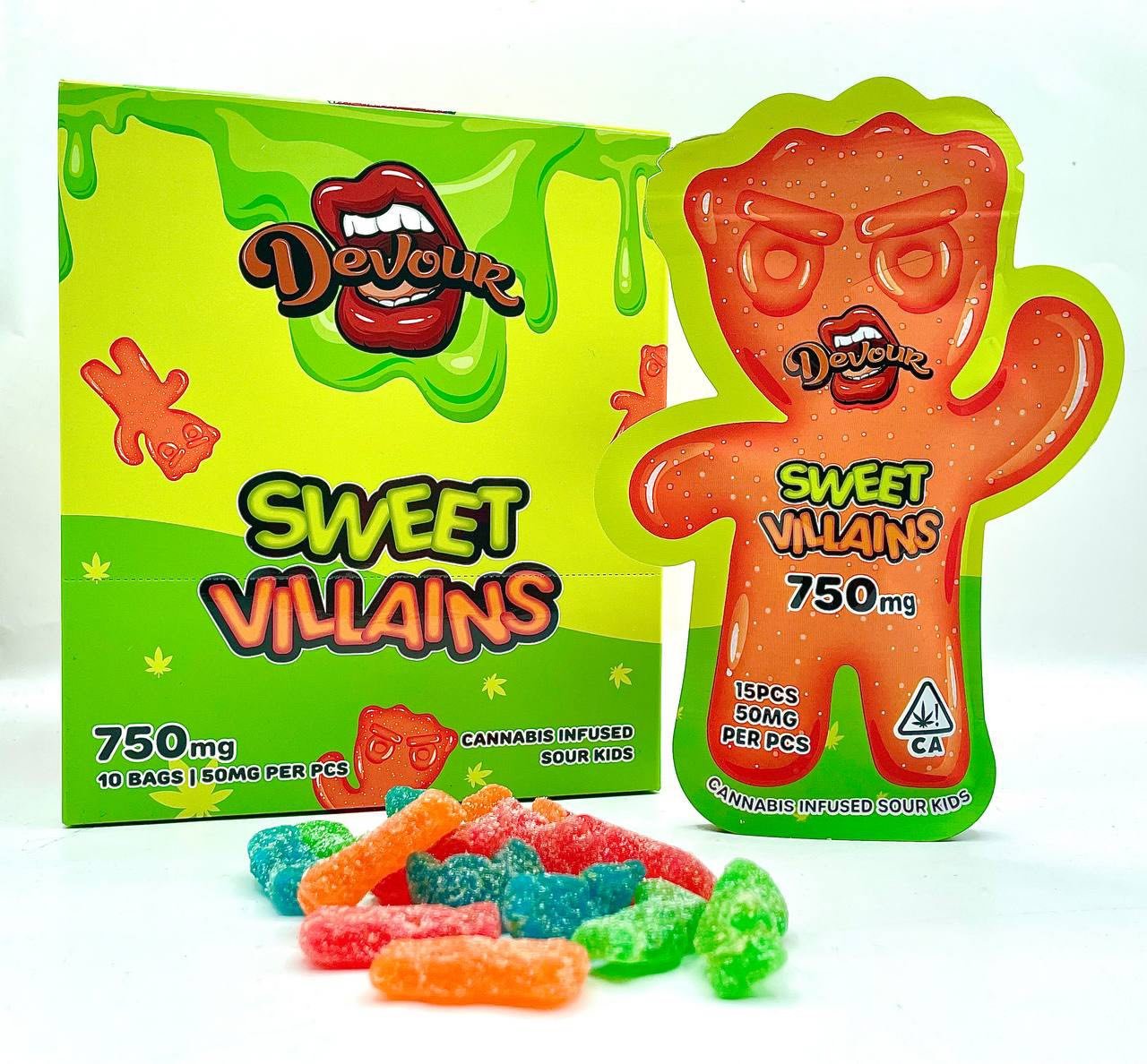 Devour Sweet Villains 750mg Cannabis Infused