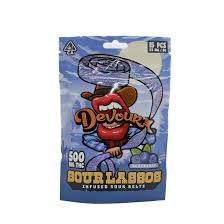 Devour Sour Lassos 500mg Infused Sour Belts - Image 9