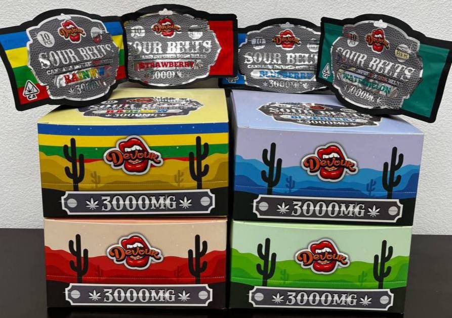 Devour Sour Belts 3000mg - Image 9
