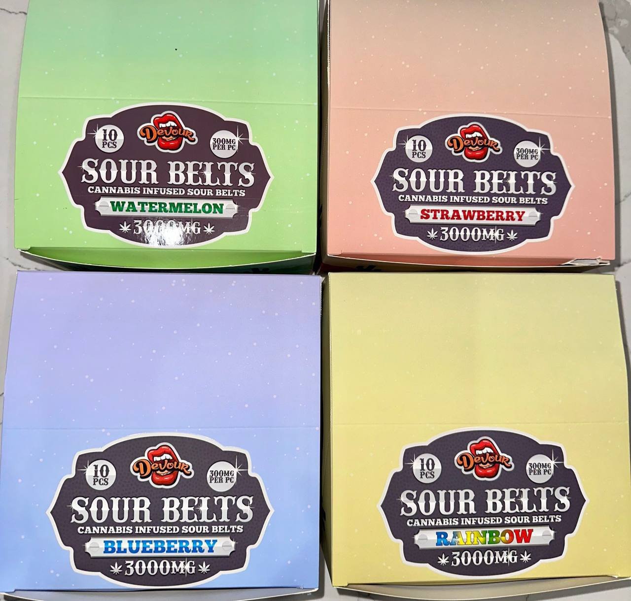 Devour Sour Belts 3000mg - Image 10