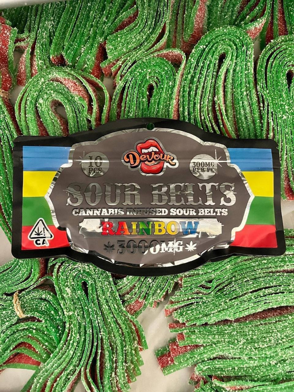 Devour Sour Belts 3000mg - Image 6