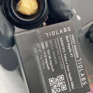 710 Labs Persy Live Rosin Cold Cure Badder 1G