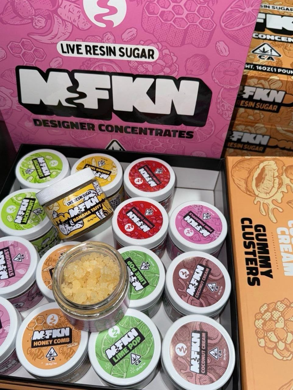 MFKN Designer Concentrates Live Resin Sugar